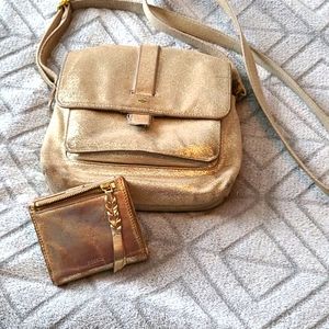 Fossil Crossbody purse and Wallet